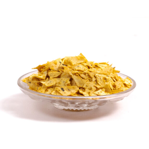 Papad Churi | Crushed Papad | Fried Papad Crisps