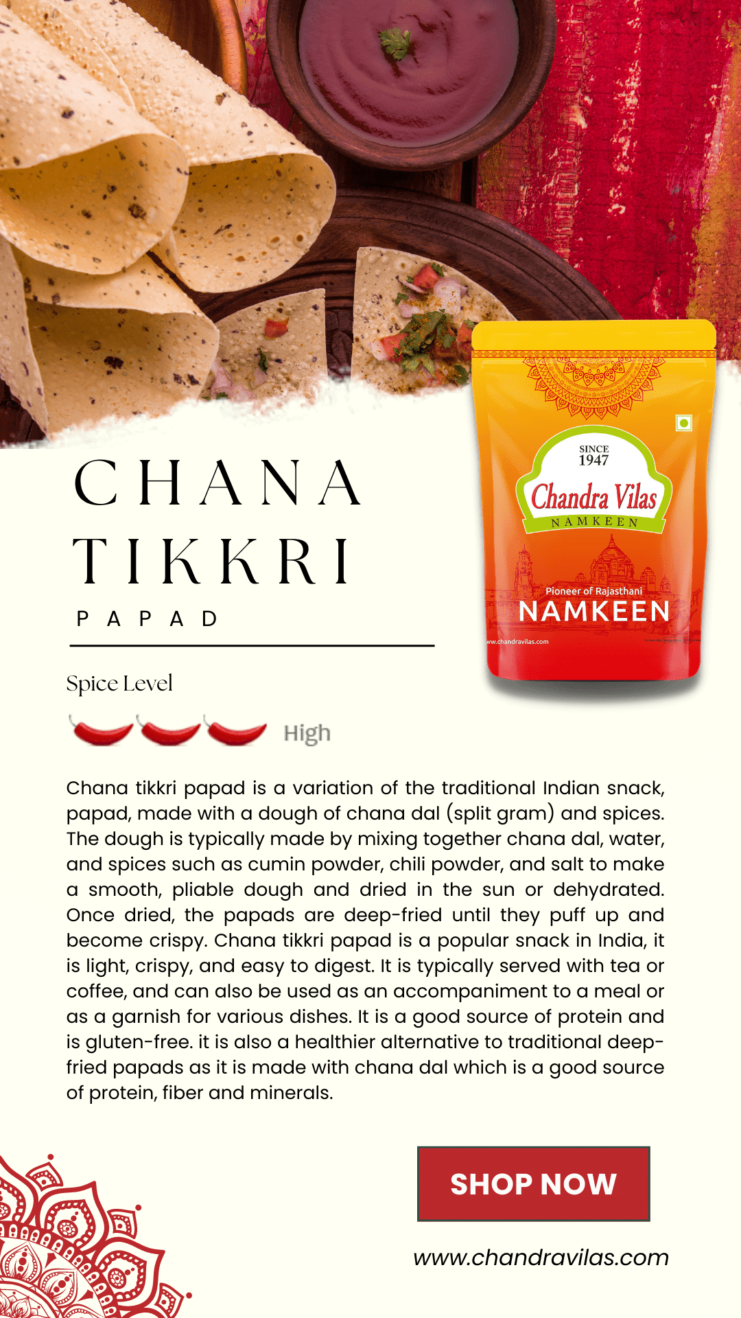 CHANA TIKKRI