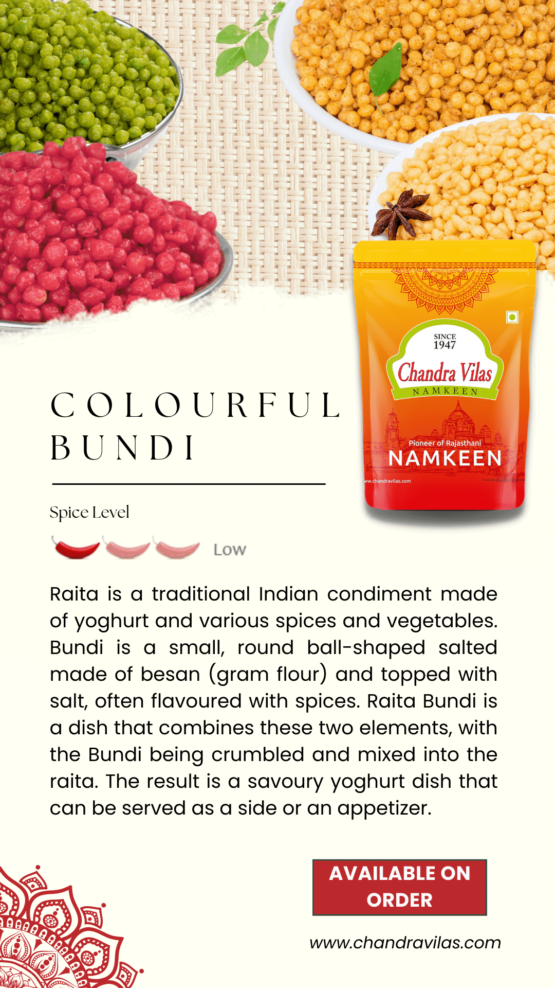 COLOURFUL BUNDI