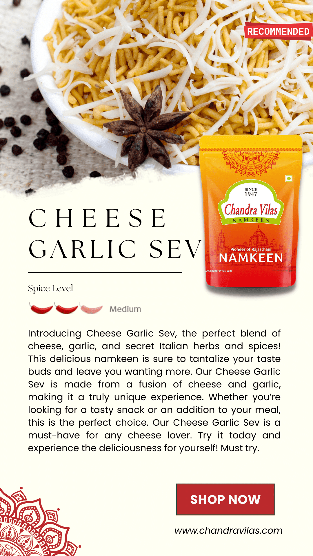 Cheese Garlic Sev
